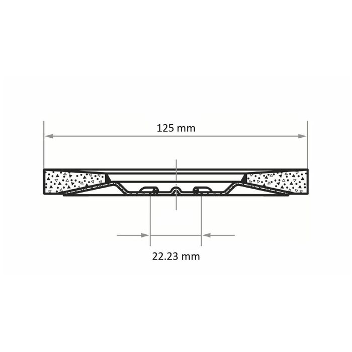 Lamellrondell SLTT (CER), plan-konvex för INOX 60