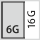Fyllnadsgrad i låda i G: 6×16