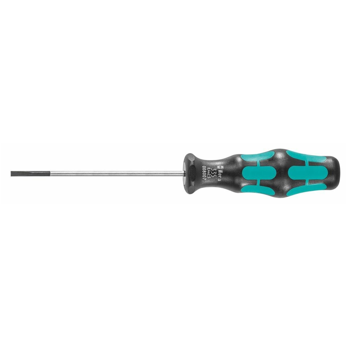 Normskruvdragare för spår, med kraftformhandtag 2,5 mm