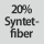 Tygsammansättning: 20 % modakryl