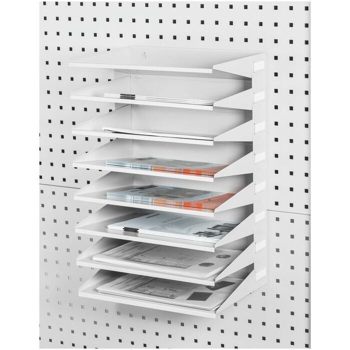 Adapter för sorteringshylla på perforerad panel. 1