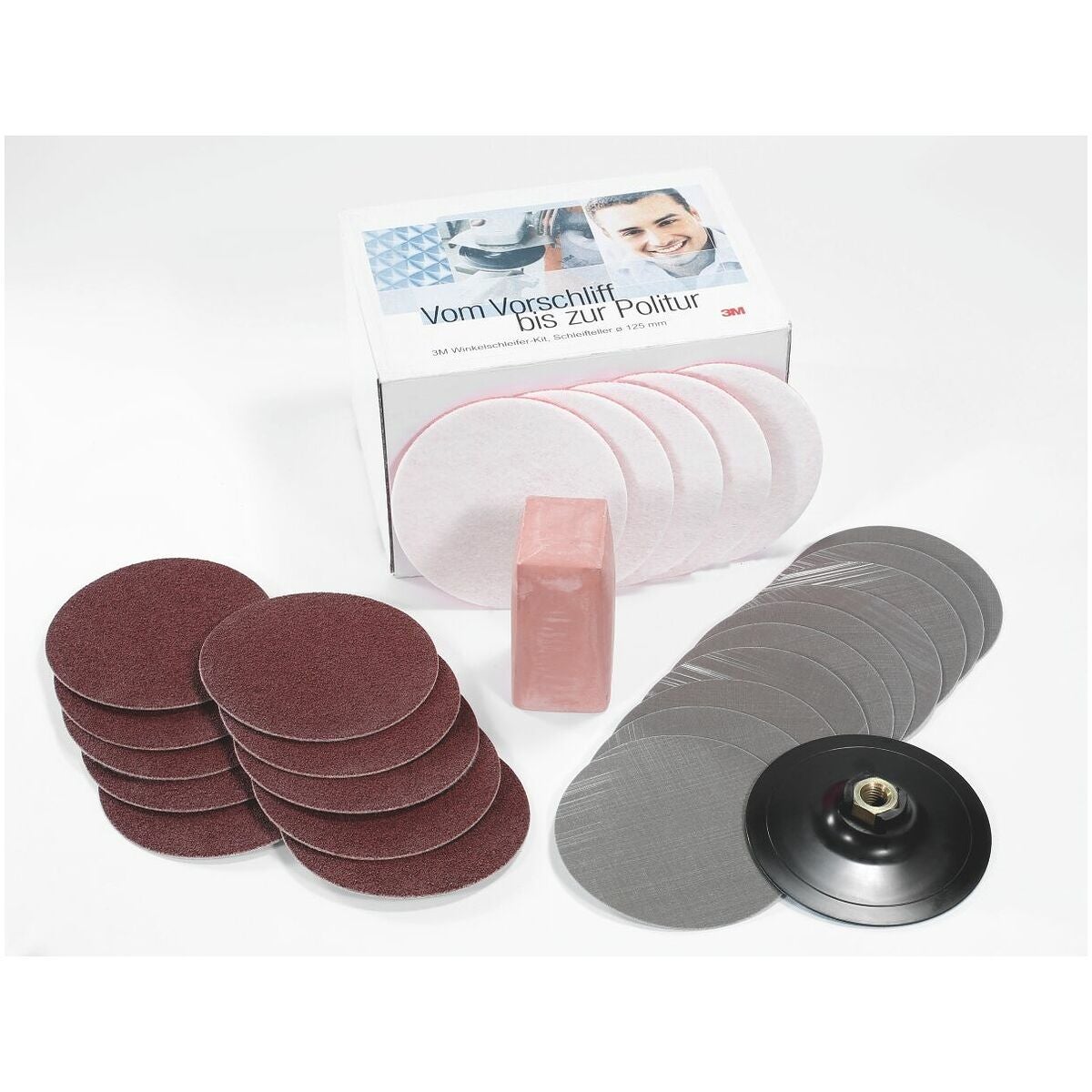 Poleringssats för vinkelslip, 27 delar