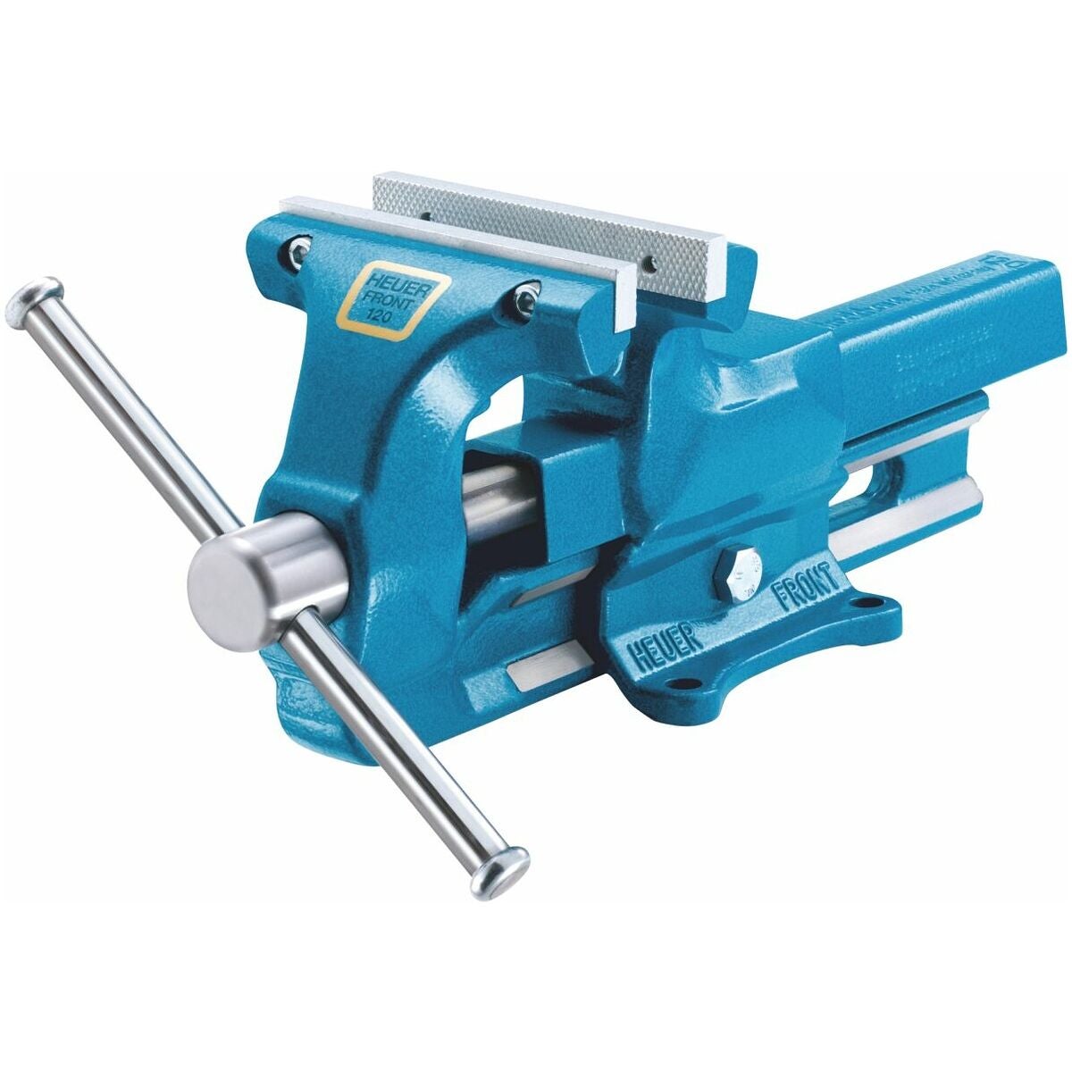 Bänkskruvstycke ″Heuer-Front″ med utbytbara backar 120 mm