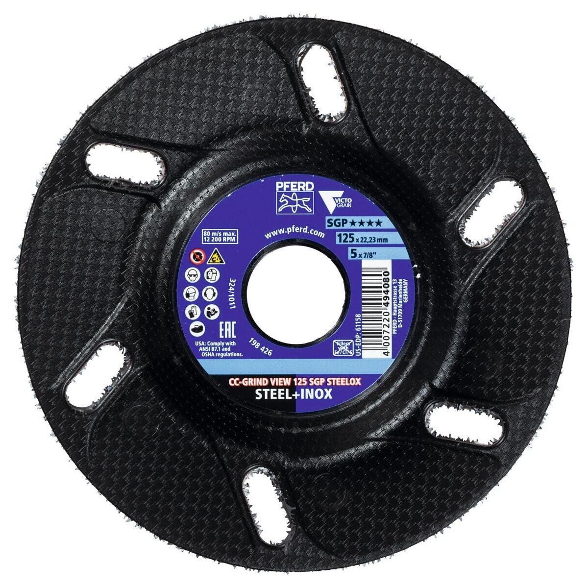 Slipskiva CC-GRIND‑View SGP STEELOX