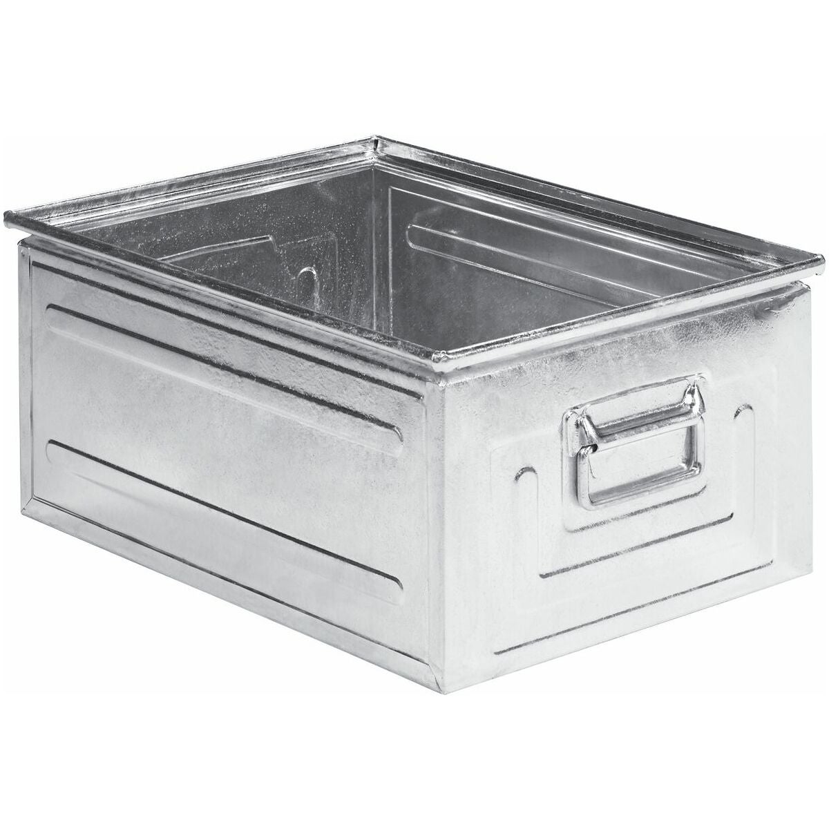 Staplingsbar transportlåda förzinkade 1