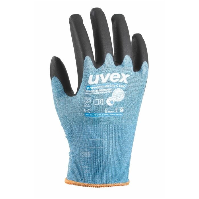 Handske, par uvex phynomic airLite B ESD 9