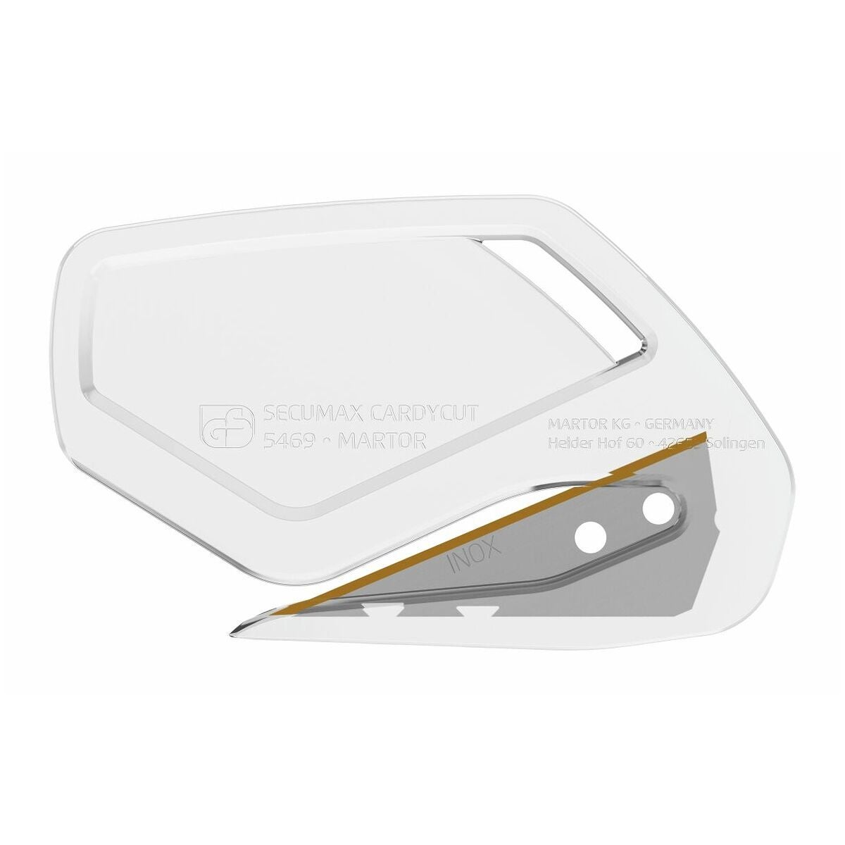 Säkerhetskniv SECUMAX CARDYCUT 10 delar TiN