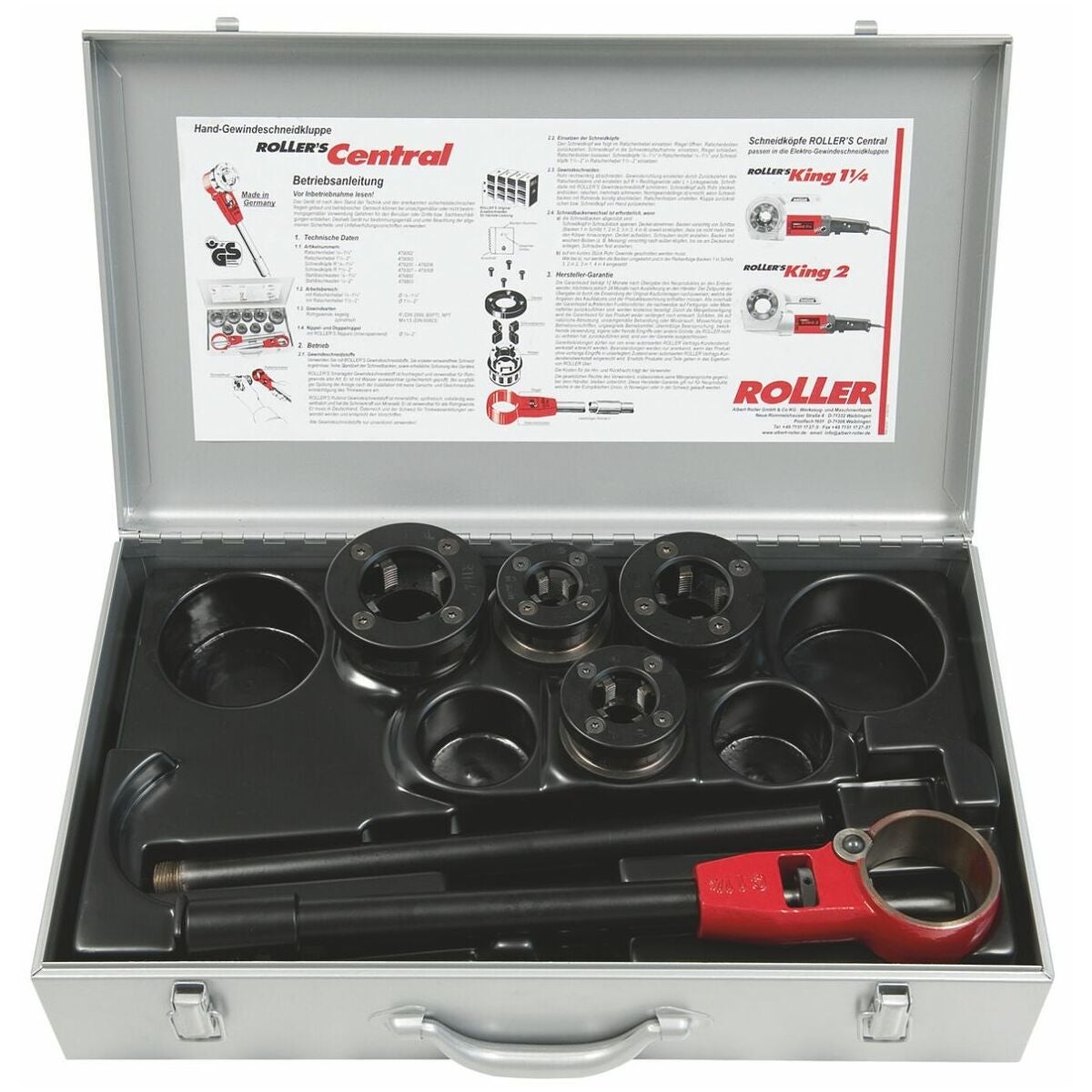 Gängkloppa 'Central' komplett med plåtlåda