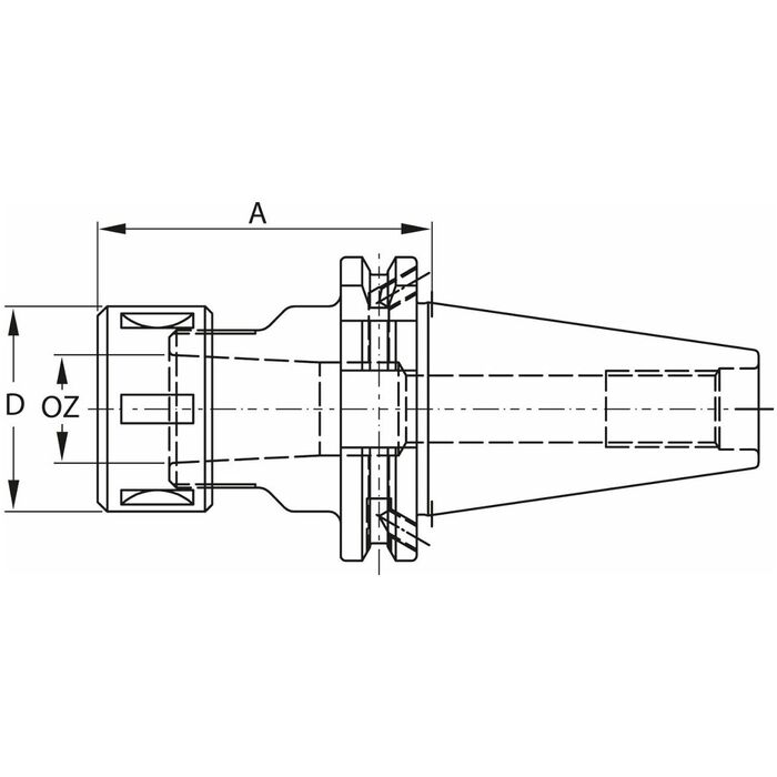 OZ-hylschuckar Form ADB 2-25 mm