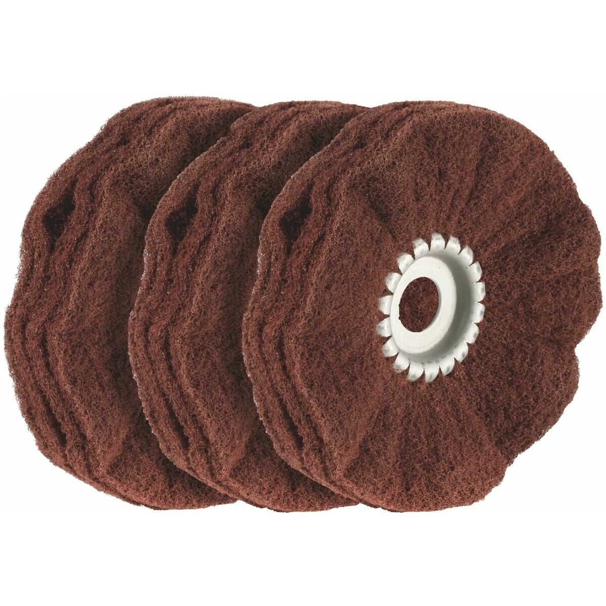 Slipnylonringar, sats med 3 delar (A), för satinering medelfin