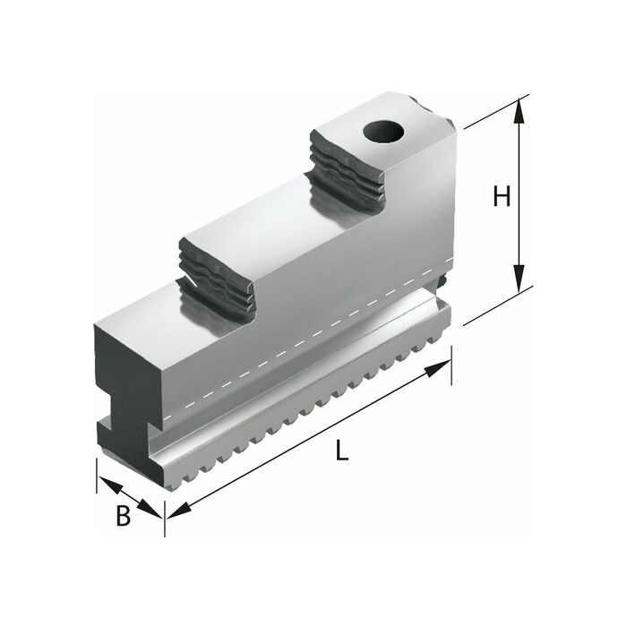 Stegbackar, sats, 3 delar rak tandning 315