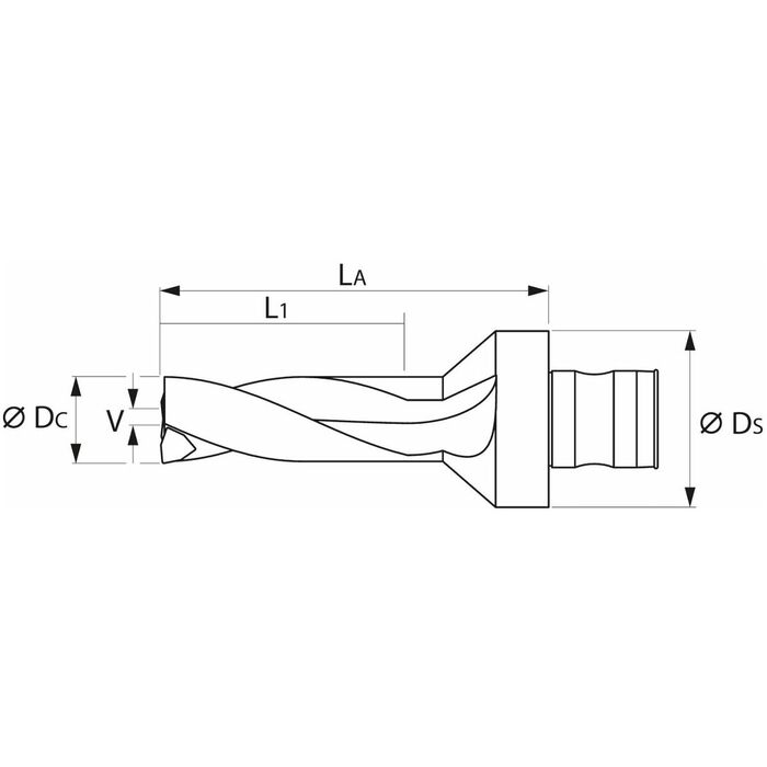 GARANT Power Drill vändskärsborr ABS®-skaft 35 mm