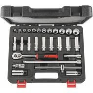 Hylsnyckelsortiment, 3/8 tum fyrkant, tum 28 delar