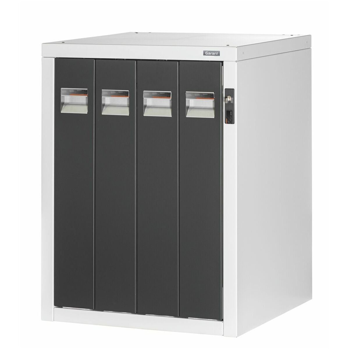 Vertikalskåp, bredd 30G, 4 fribärande utdrag 6G 1000 mm