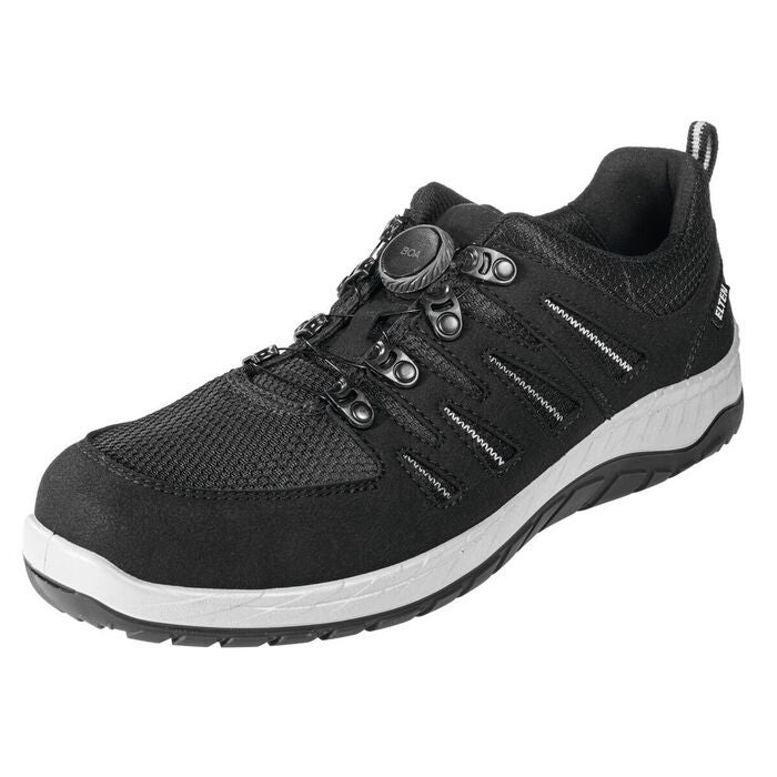 Halvsko svart/grå MADDOX BOA black-gray Compo Low ESD, S3S 38