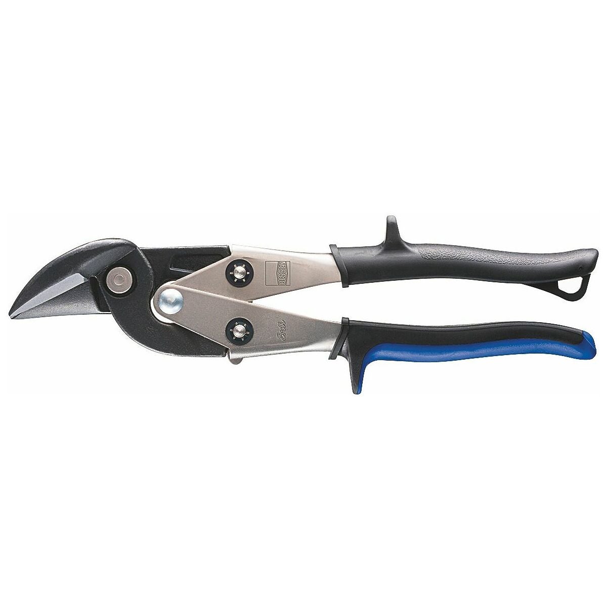 Fasonplåtsax med tvåkomponentenshandtag liten högerskärande