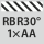 för lettrad profil: RBR30° 1×AA