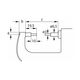 Digital bygelmikrometer med förskjutna mätytor i-wi 0-25 mm