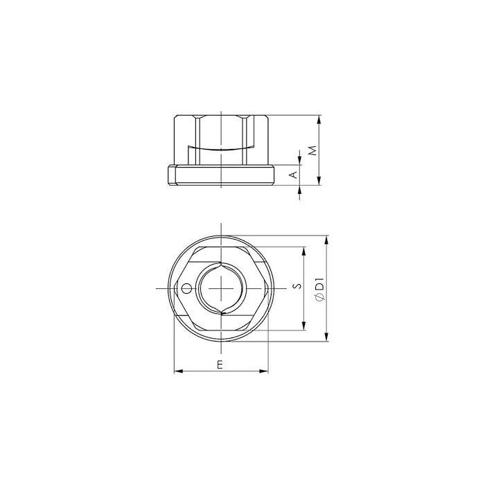 TWINNUT mutter M16
