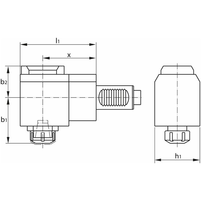 Drivet verktyg radiellt, standard-stift 30-25LIMIK