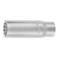 12-kantinsats 1/4 tum, lång utförande med tumdimensioner