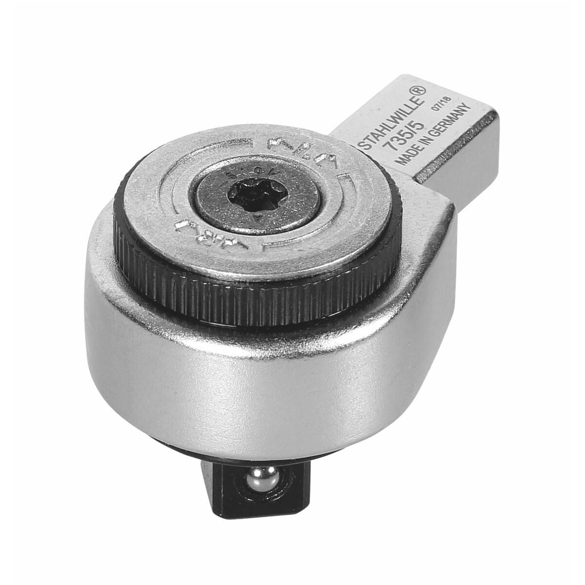 Omställbart spärrhuvud. 1-3/8 tuuma