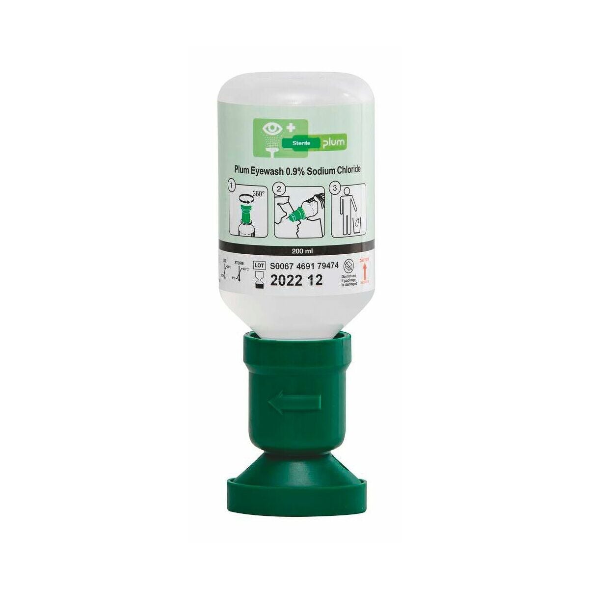 Ögonsköljflaska klar att använda