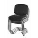 Freischwinger stapelbara stolar, set 4 st GREY