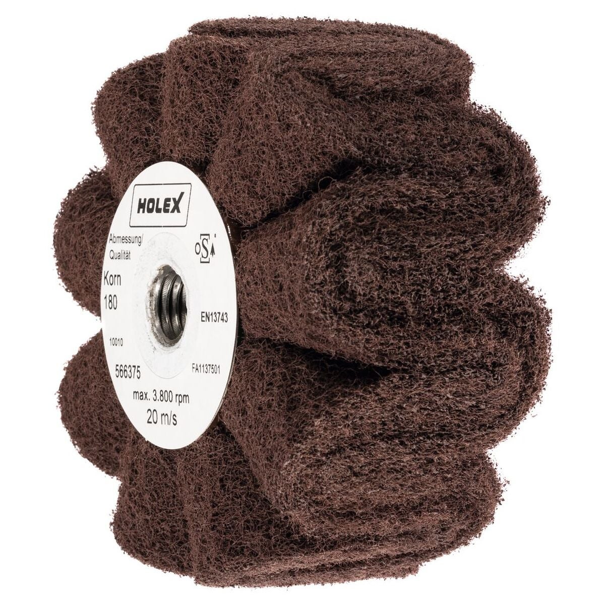 Lamellslipvals M14 Vågig slipnylon ⌀ 100×50 mm