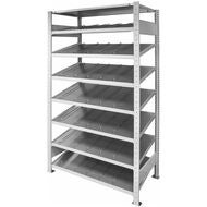 Grundhyllställ för lutande hyllplan Bredd 1300 mm