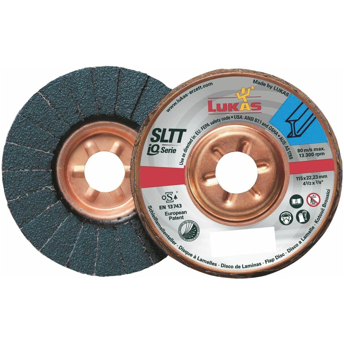 Lamellrondell SLTT (ZA), plan-konvex för stål 60