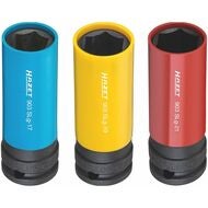 IMPACT-sats sexkant, 1/2″ med vridbar plasthylsa 3