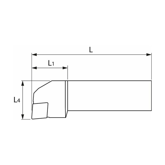 GARANT Master Eco svarvhållare kort 25/12 mm