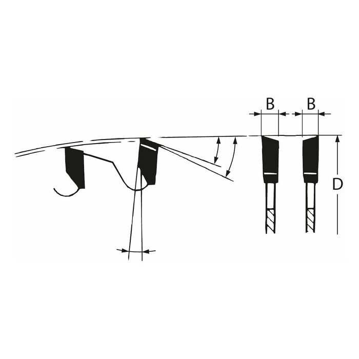 Cirkelsågblad trä, variabel tandning fin 216 mm