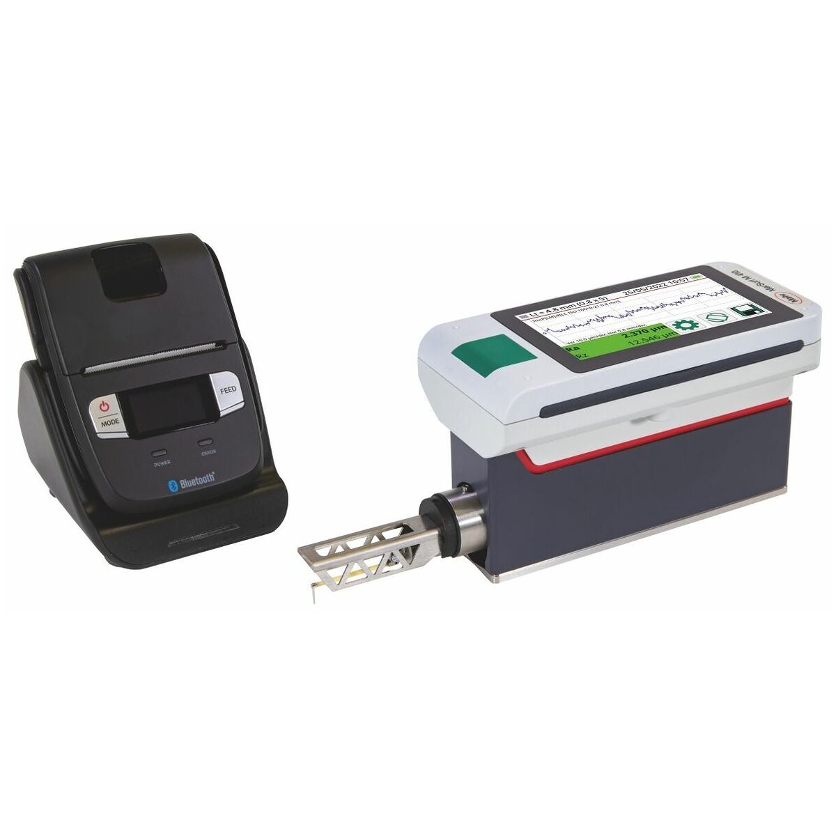 Ytjämnhetsmätare med skrivare