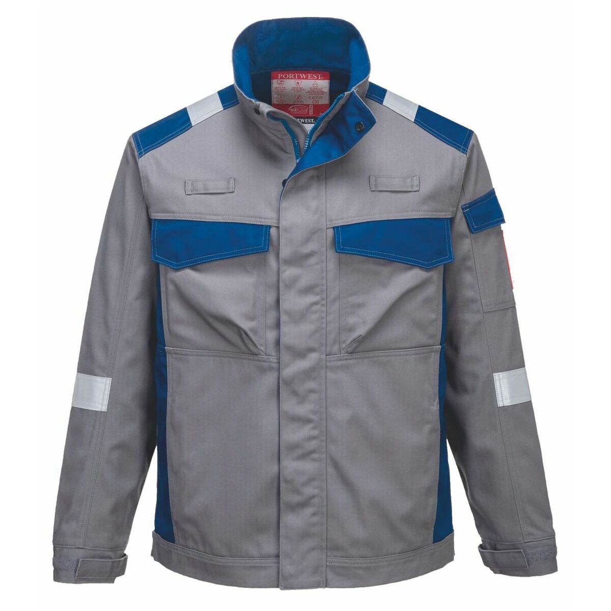 Multinorm-jacka Bizflame™ grå / blå