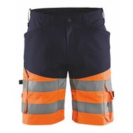 Varselshorts orange/marinblå