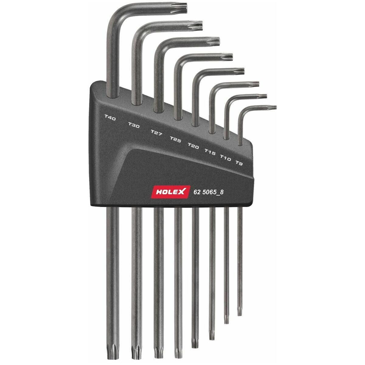 Vinkelskruvdragarsats för Torx®, med hål