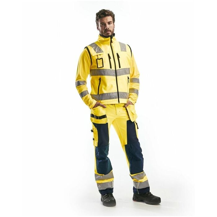 Varselsoftshellväst L