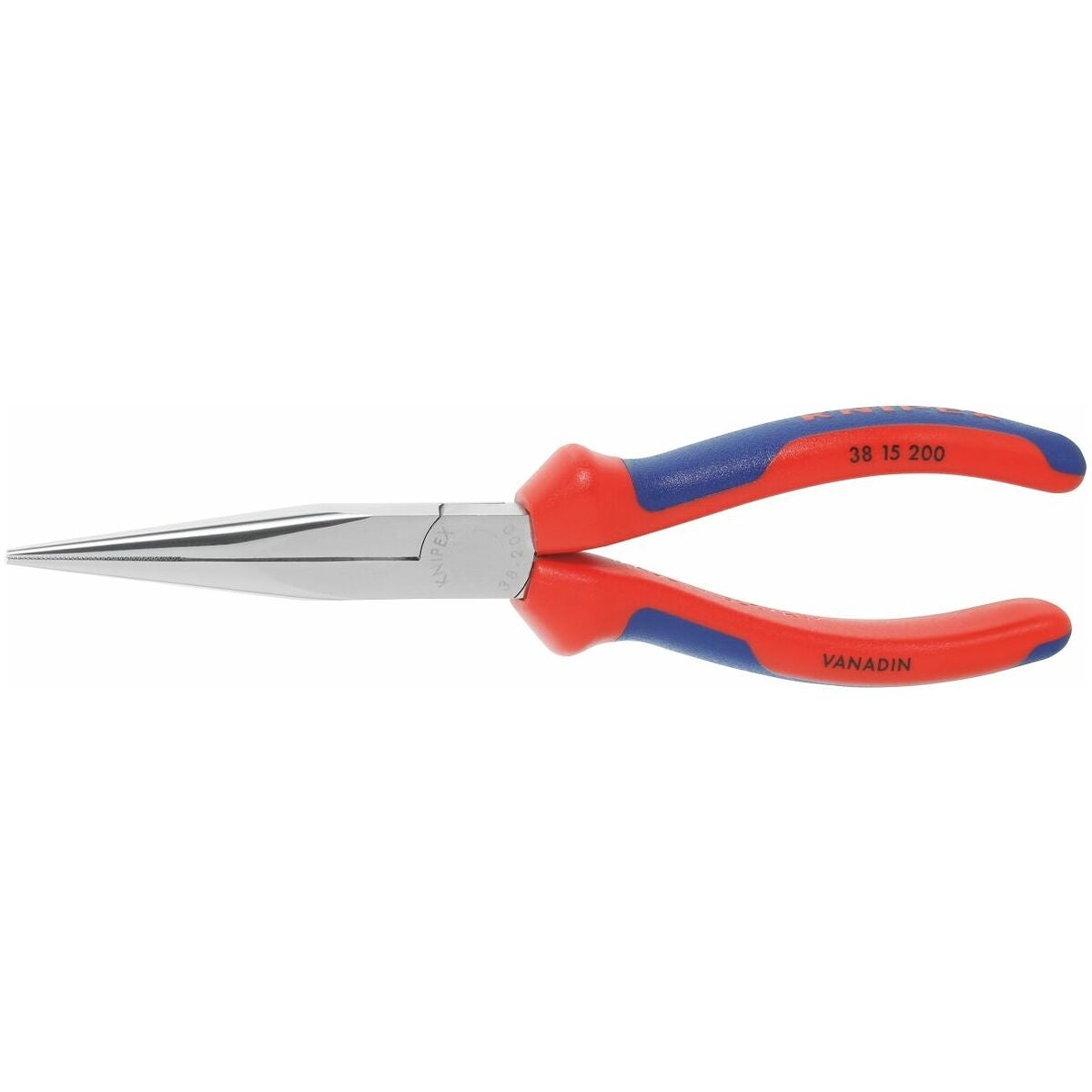 Mekanikertång, förkromad oval/spetsig, rak