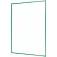 Genomskinlig mapp magnetisk A3 sats med 10 st GREEN