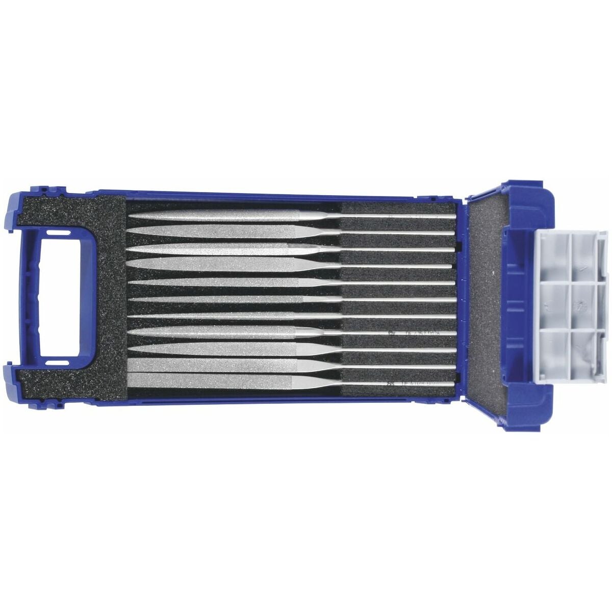 Sats med diamantnålfilar, 11 delar, 140 mm