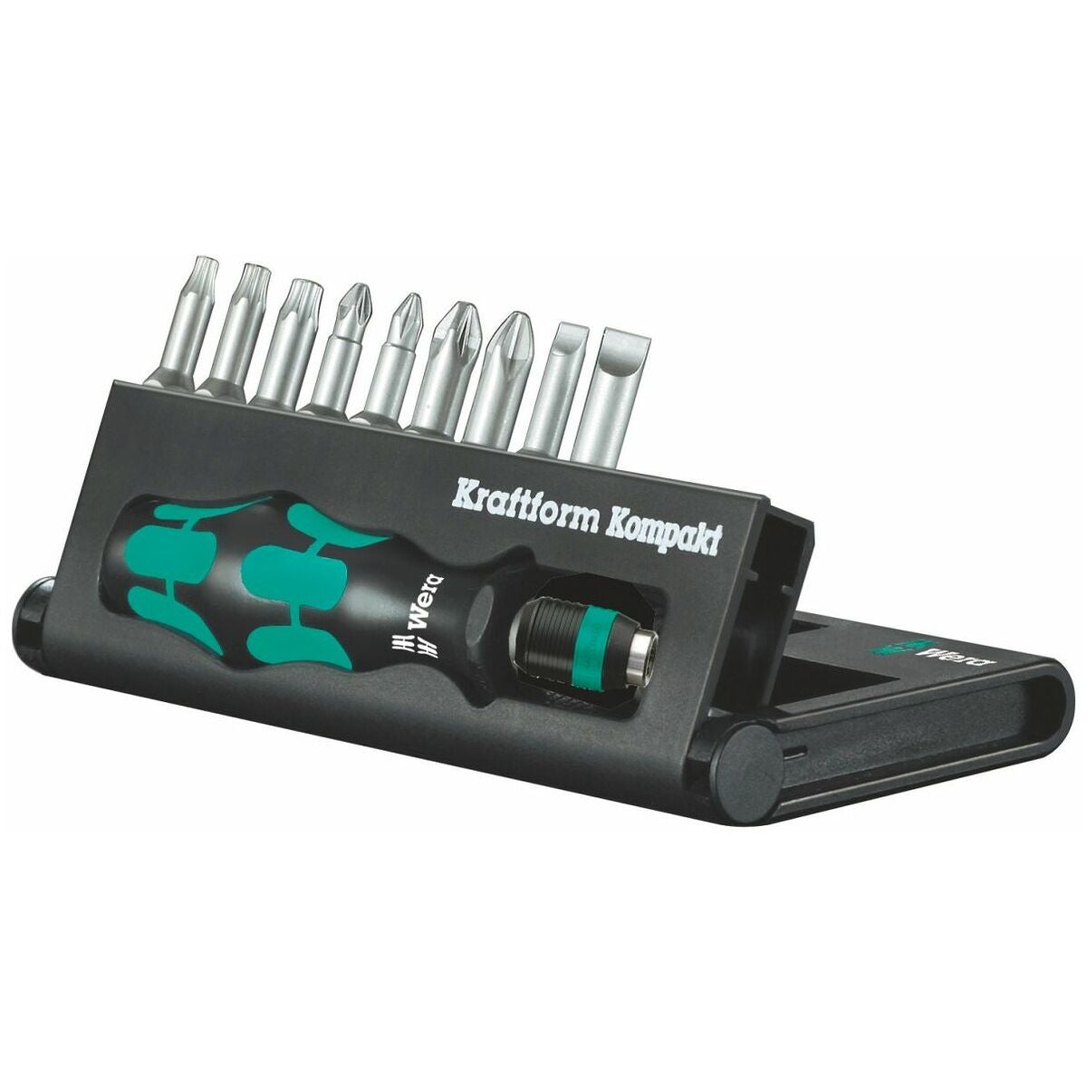 Bitssats med bitsskruvmejsel 10 delar