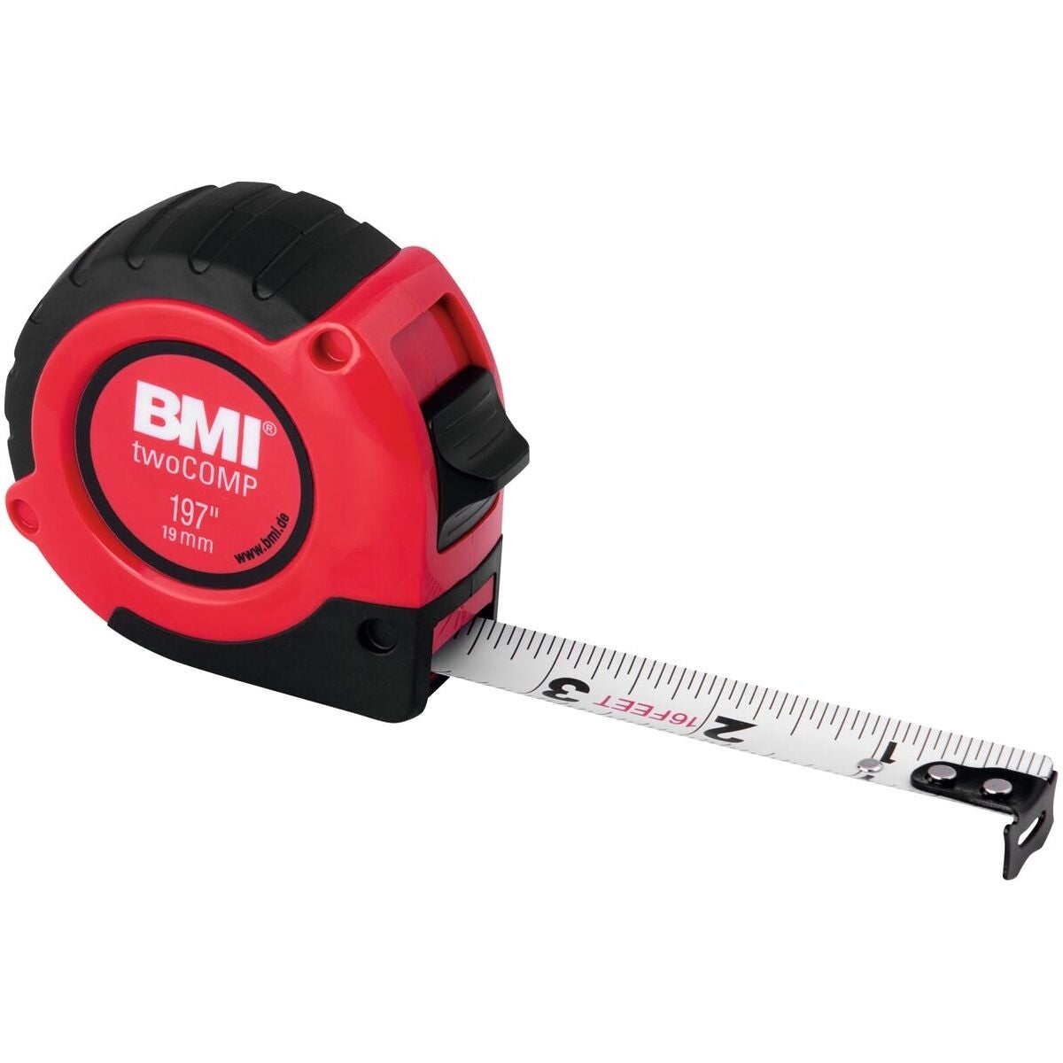 Rullmåttband mm-/tumavläsning