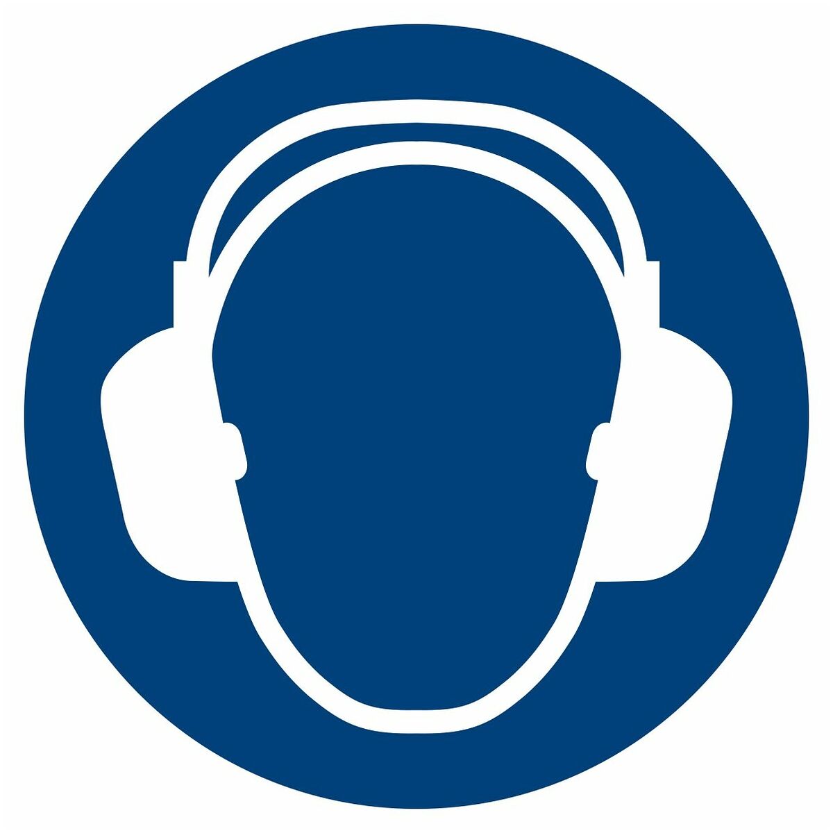 Påbudsskyltar Använd hörselskydd