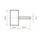 Lamellslipstift (A) 40X15 mm