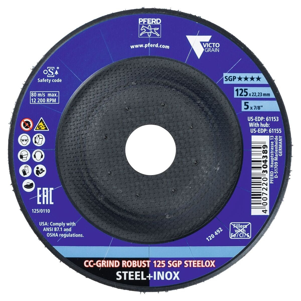 Slipskiva CC-GRIND-Robost SGP STEELOX