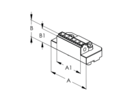 Vändback SGA 80 grepp, fast, bredd 40 mm