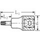 Skruvdragarinsats för Torx®, 1/2 tum TX30