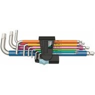 Insexnyckelsats Rostfritt stål, multicolour-plastmantlat, Hex-Plus 9